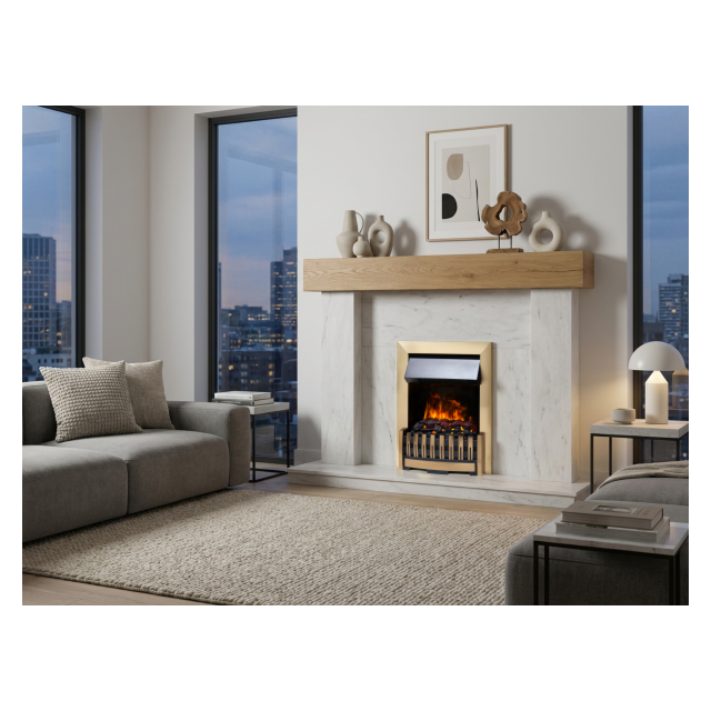 Dimplex ELS20AB-LED-UK Elsberry Antique Brass