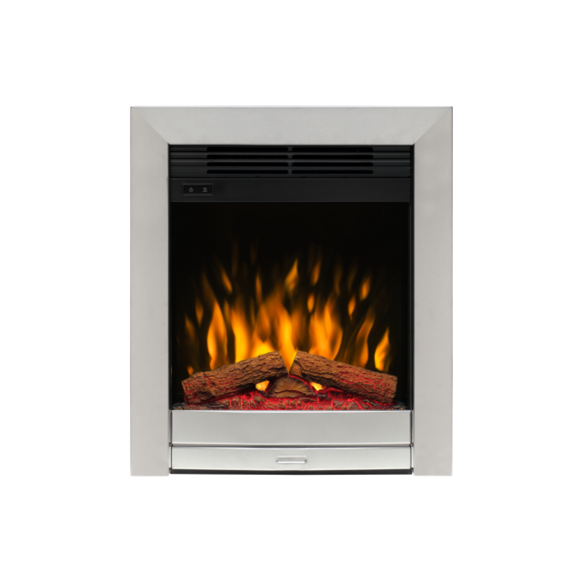 Dimplex LNA16CH Luna Brushed Chrome Optiflame Inset 16'