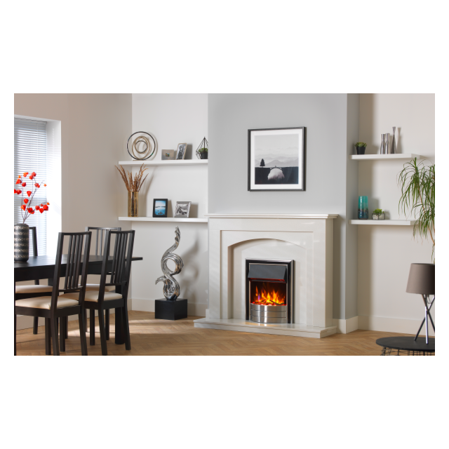 Dimplex SKL20CH Skeldon Optiflame Black/Chrome