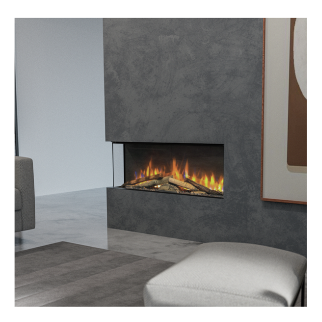 Dimplex VVTP100 Vivente Plus 100 Optiflame Built In Wall Fire
