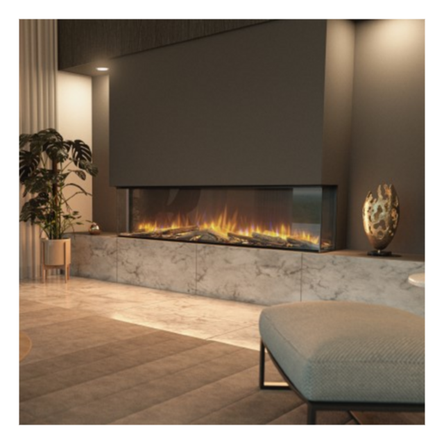 Dimplex VVTP100 Vivente Plus 100 Optiflame Built In Wall Fire