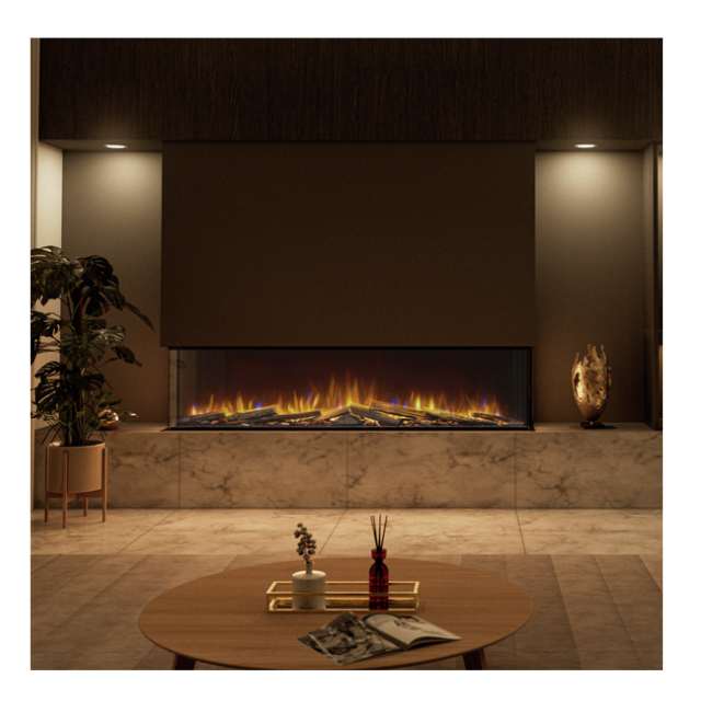Dimplex VVTP150 Vivente Plus 150 Optiflame Built In Wall Fire