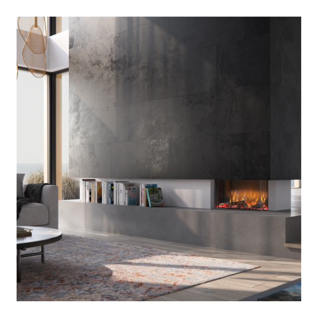 Dimplex VVTP75 Vivente Plus 75 Optiflame Built In Wall Fire