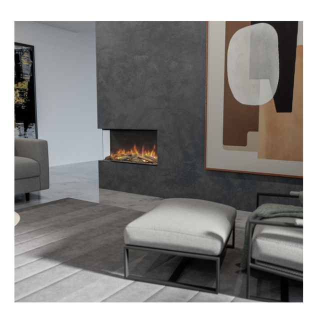 Dimplex VVTP75 Vivente Plus 75 Optiflame Built In Wall Fire