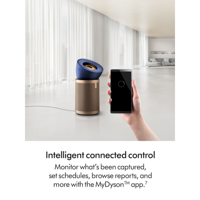 Dyson BP04 Air Purifier Fan Prussian Blue Gold