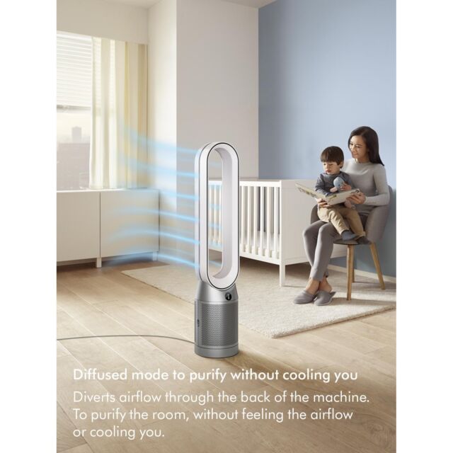 Dyson TP11KIT Cool PC1 Purifier with 360 Glass HEPA+Carbon Filter - White