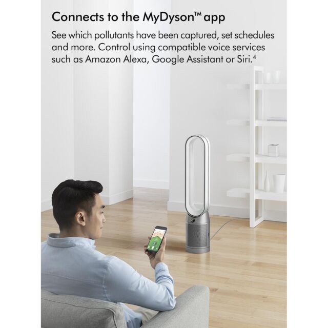 Dyson TP11KIT Cool PC1 Purifier with 360 Glass HEPA+Carbon Filter - White