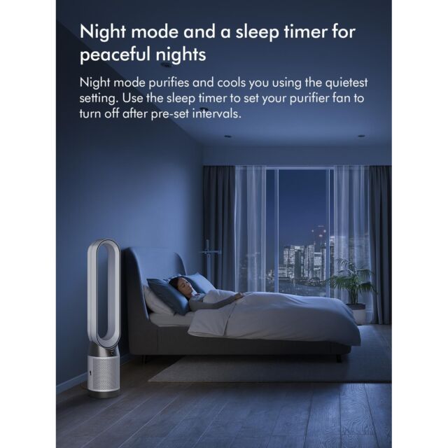 Dyson TP11KIT Cool PC1 Purifier with 360 Glass HEPA+Carbon Filter - White