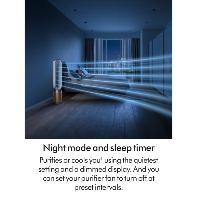 Dyson TP12 544535-01 Purifier Fan White and Gold