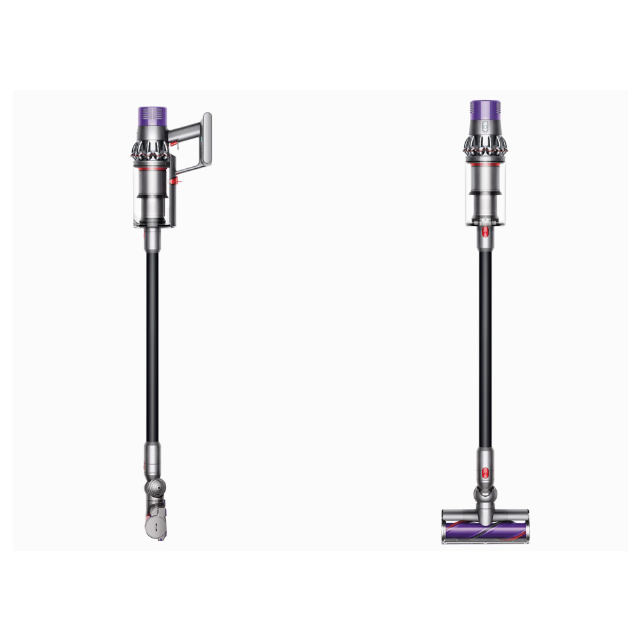Dyson V10TOTALCLEAN Stick Vacuum Cleaner - 60 Minutes Run Time - Nickel/Black