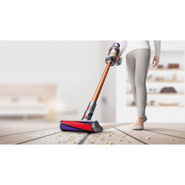 Dyson V10TOTALCLEAN Stick Vacuum Cleaner - 60 Minutes Run Time - Nickel/Black