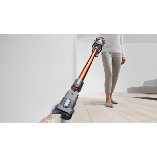 Dyson V10TOTALCLEAN Stick Vacuum Cleaner - 60 Minutes Run Time - Nickel/Black
