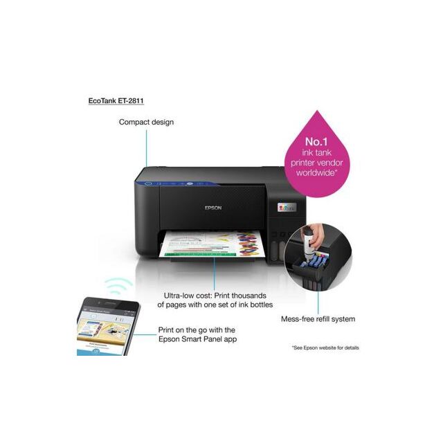 Epson ET-2811 A4 Colour Injet Mfp Printer