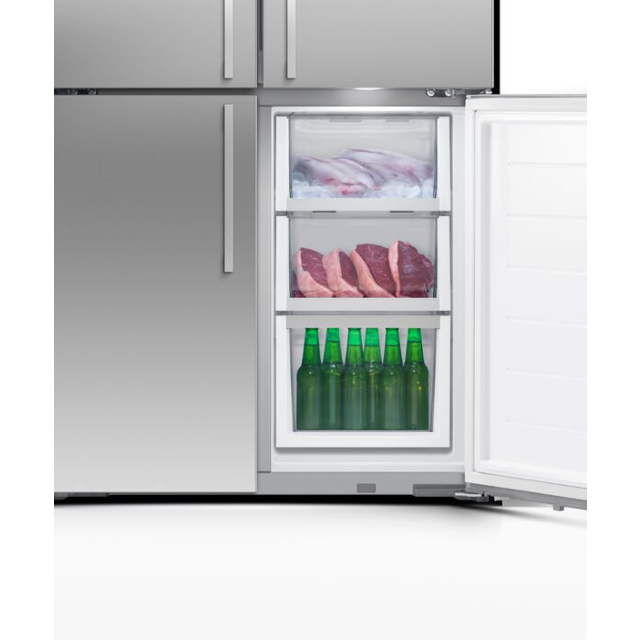 Fisher + Paykel RF605QDUVX1 90.5cm Frost Free Quad Door Fridge Freezer -Stainless Steel