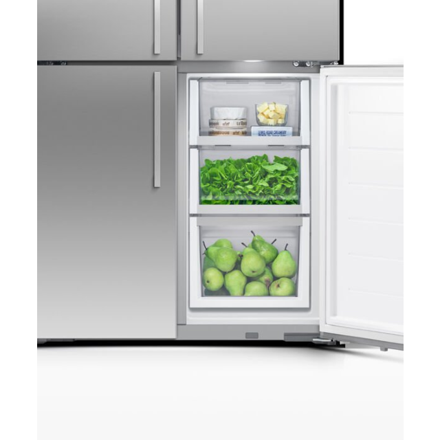 Fisher + Paykel RF605QDUVX1 90.5cm Frost Free Quad Door Fridge Freezer -Stainless Steel