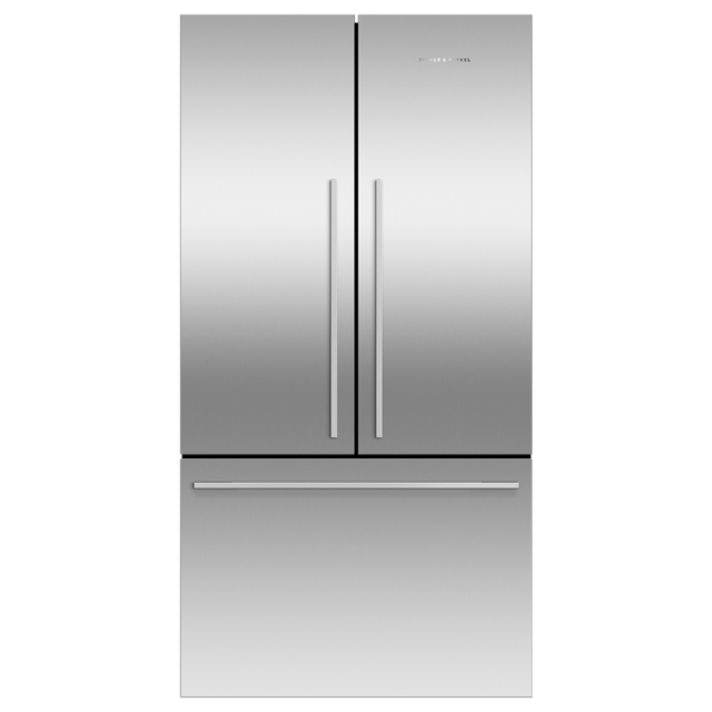 Fisher + Paykel RF610ADX5 90cm Frost Free French Door Fridge Freezer - Stainless Steel