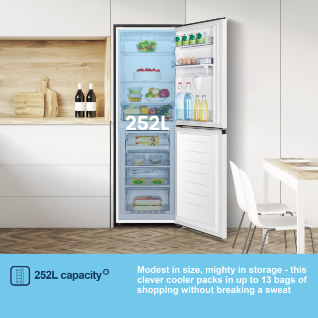 Fridgemaster MC55240DE 50/50 Freestanding Fridge Freezer