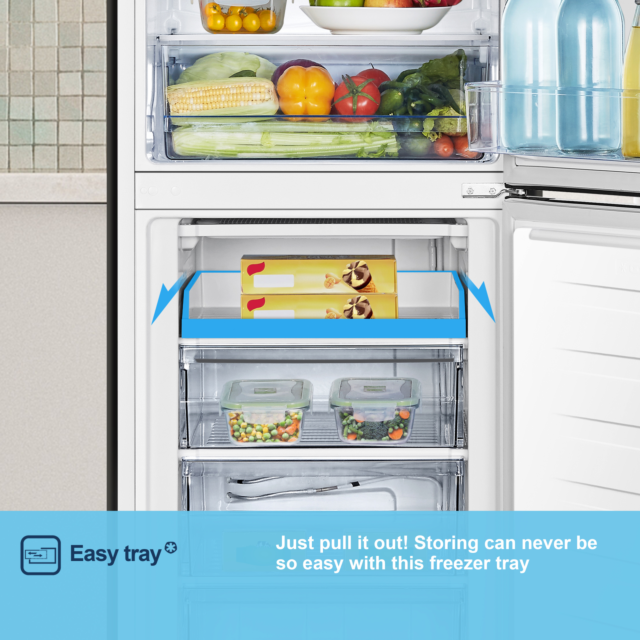 Fridgemaster MC55240DE 50/50 Freestanding Fridge Freezer
