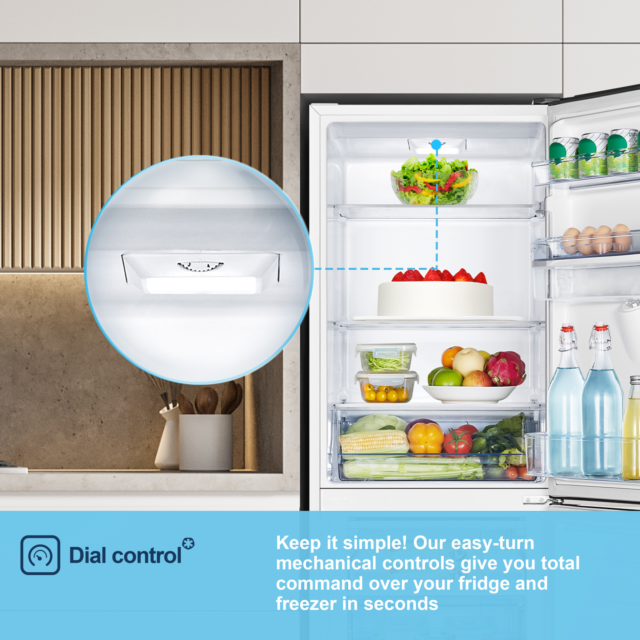Fridgemaster MC55240DE 50/50 Freestanding Fridge Freezer