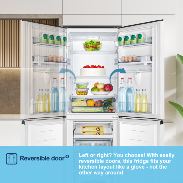 Fridgemaster MC55240DE 50/50 Freestanding Fridge Freezer