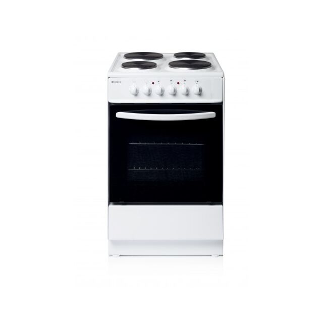 Haden HES60W Cooker Freestanding 60Cm Single Cavity Solid Plate