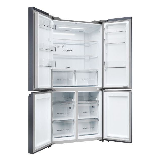 Haier HCR5919ENMB(UK) Multi Door Fridge Freezer Cube 90 Series 5
 Freestanding, 4 Doors, No Frost