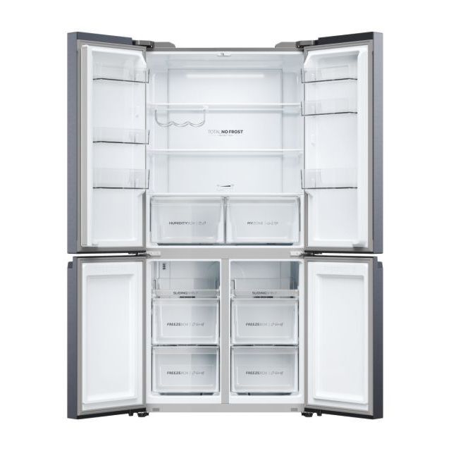Haier HCR5919ENMB(UK) Multi Door Fridge Freezer Cube 90 Series 5
 Freestanding, 4 Doors, No Frost