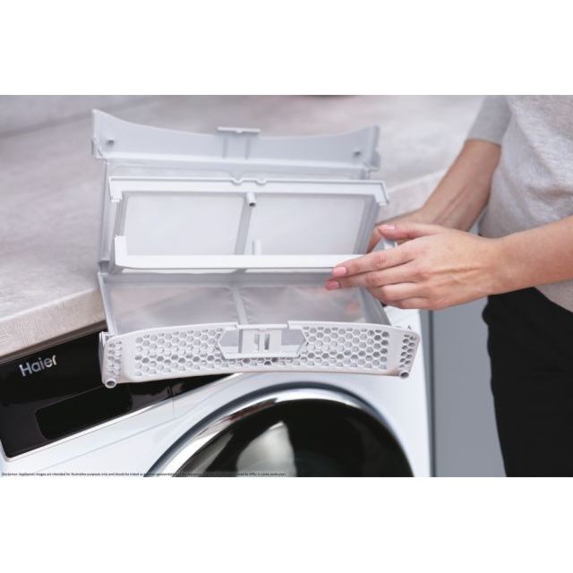 Haier HD90-A3959 8kg Heat Pump Tumble Dryer - White
