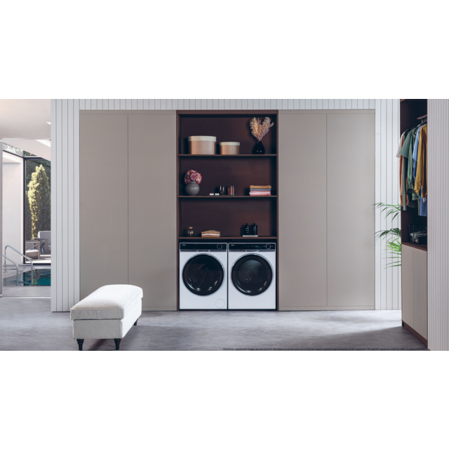 Haier HD90-A3Q397U1 9kg Heat Pump Tumble Dryer White