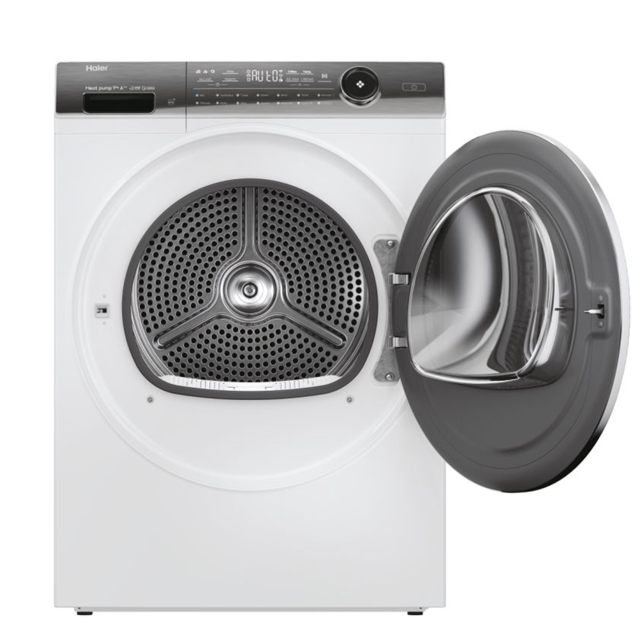 Haier HD90-A3Q979U1 Tumble dryer Haier I-Pro Series 7 Plus
Freestanding, 9 Kg, Heat Pump Inverter, C