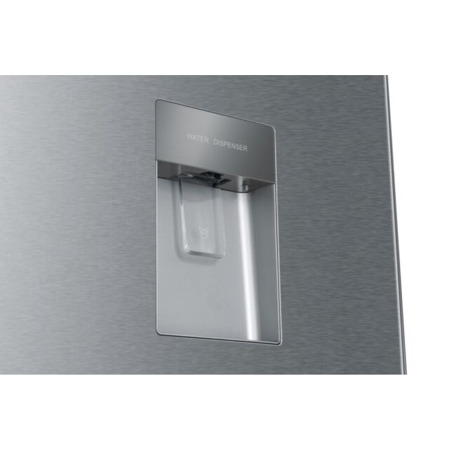 Haier HETR3619FWMG 60Cm Frost Free 60/40 Split Fridge Freezer - Silver