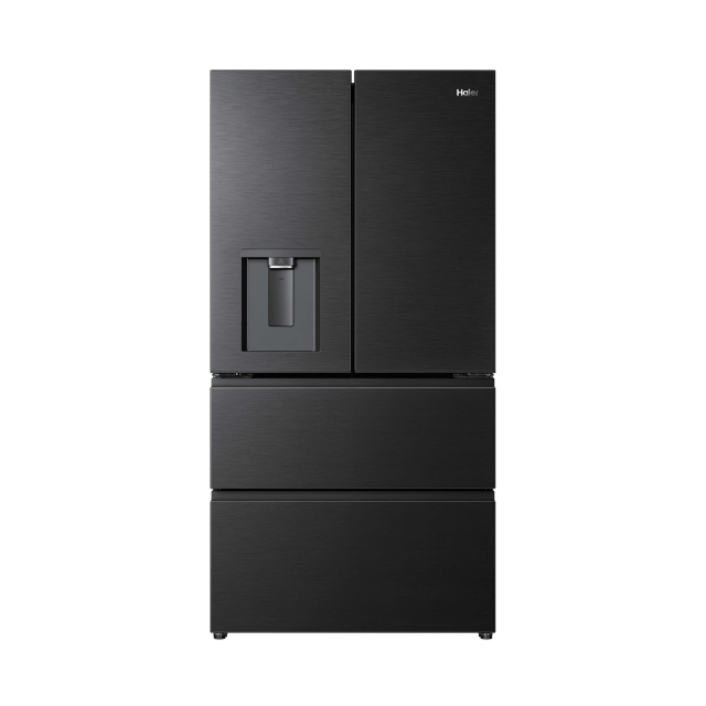 Haier HFR59F18CWMB 90Cm French Series 5 Brushed - Black