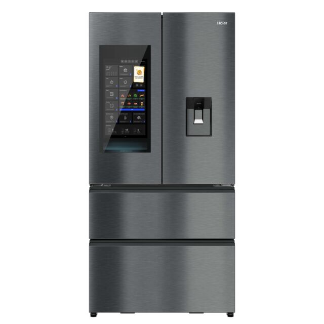 Haier HFW99F19ESSB Horizon Multi-Door Fridge Freezer With Smart Window - 690L - Black