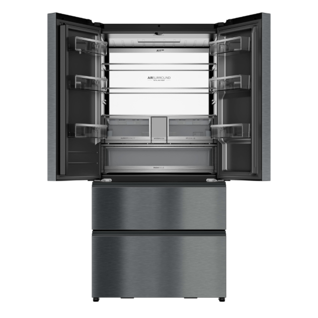 Haier HFW99F19ESSB Horizon Multi-Door Fridge Freezer With Smart Window - 690L - Black