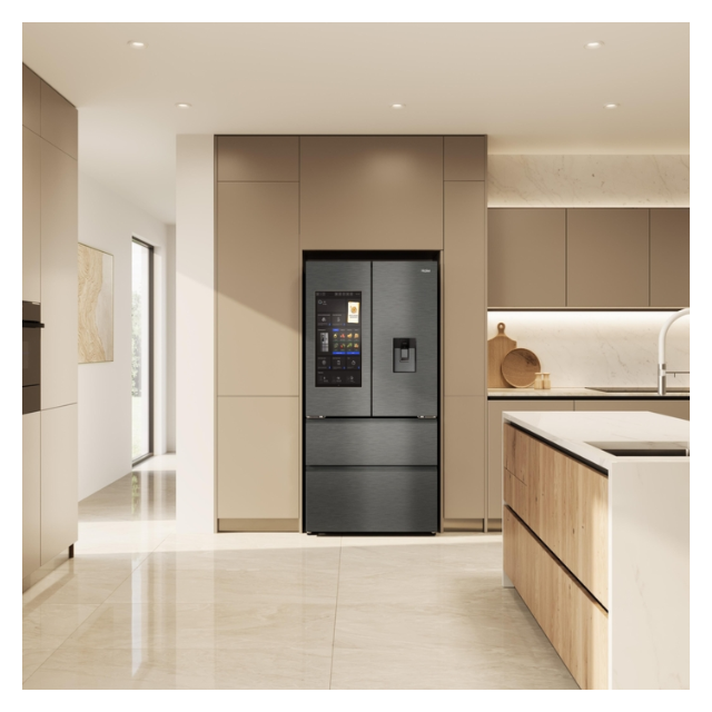 Haier HFW99F19ESSB Horizon Multi-Door Fridge Freezer With Smart Window - 690L - Black