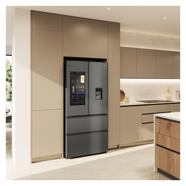 Haier HFW99F19ESSB Horizon Multi-Door Fridge Freezer With Smart Window - 690L - Black
