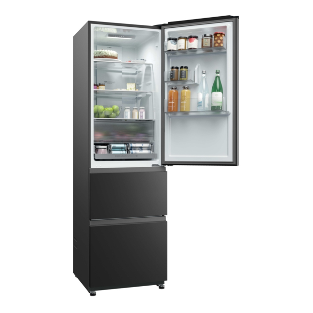 Haier HTR3518ENMTK 60/40 Fridge Freezer Black