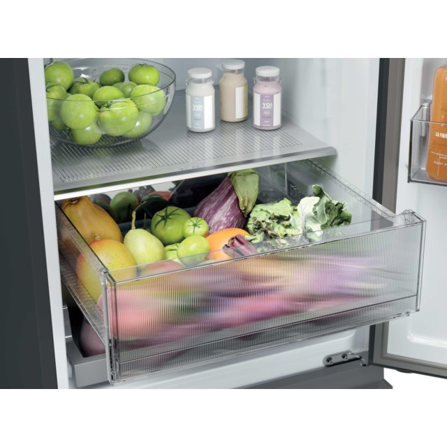 Haier HTR3518ENMTK 60/40 Fridge Freezer Black