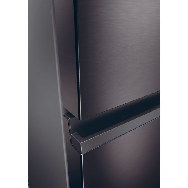 Haier HTW5618EWMP 59.5Cm 3D Fridge Freezer - Dark Inox