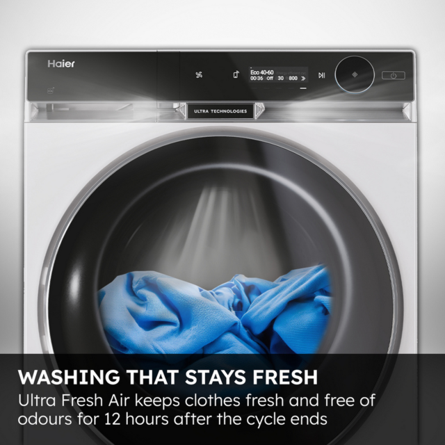 Haier HW100-B14387GUU 10kg 1400 Spin Washing Machine