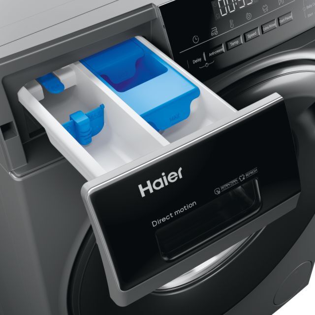 Haier HW100-B14939S8 10kg 1400 Spin Washing Machine - Graphite