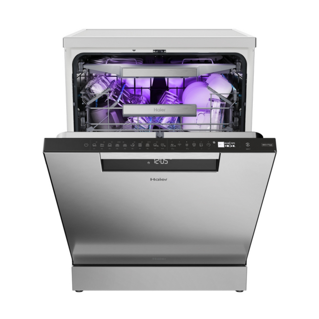 Haier XF 6B2M3BX-80 Silver Dishwasher 16 Settings