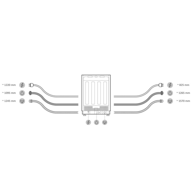 Haier XF 6B2M3BX-80 Silver Dishwasher 16 Settings