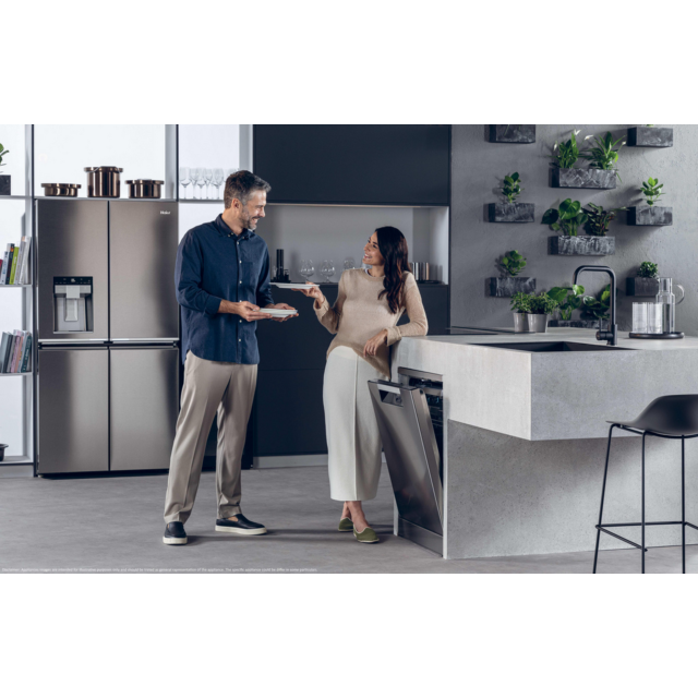 Haier XF 6B2M3BX-80 Silver Dishwasher 16 Settings