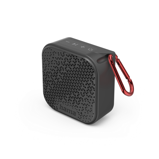 Hama 00173193 Bluetooth Pocket 2.0inch Loudspeaker, Waterproof, 3.5 W, Black