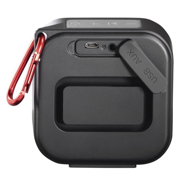 Hama 00173193 Bluetooth Pocket 2.0inch Loudspeaker, Waterproof, 3.5 W, Black
