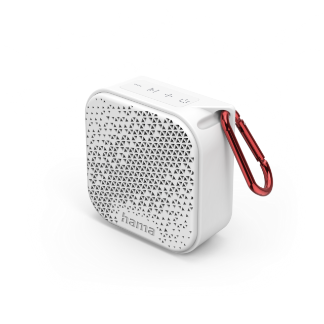 Hama 00173194 Bluetooth Pocket 2.0inch Loudspeaker, Waterproof, 3.5 W, White 
