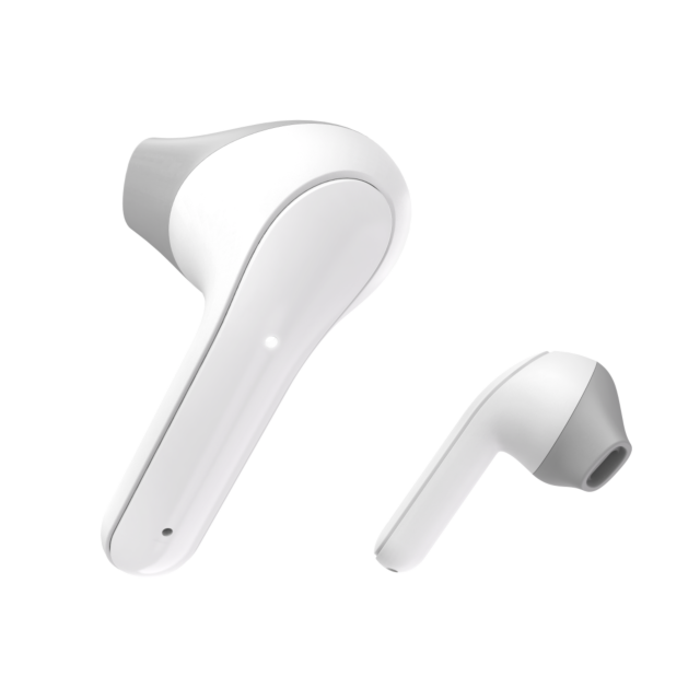 Hama 00184068 Freedom Lightinch Bluetooth Headphones, True Wireless,Earbuds,Voice Ctrl., White