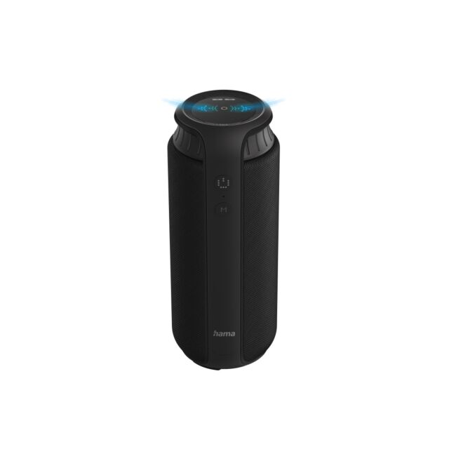 Hama 00188200 Bluetooth inchPipe 2.0inch Loudspeaker, Waterproof, 24 W, Black