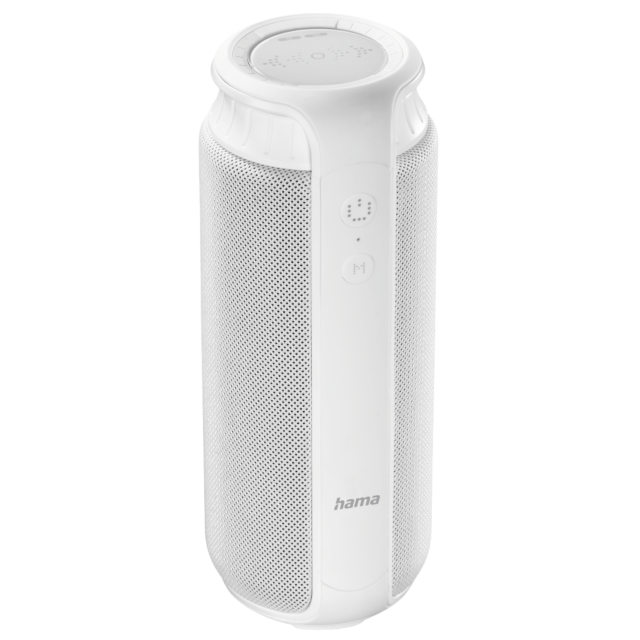 Hama 00188201 Bluetooth inchPipe 2.0inch Loudspeaker, Waterproof, 24 W, White